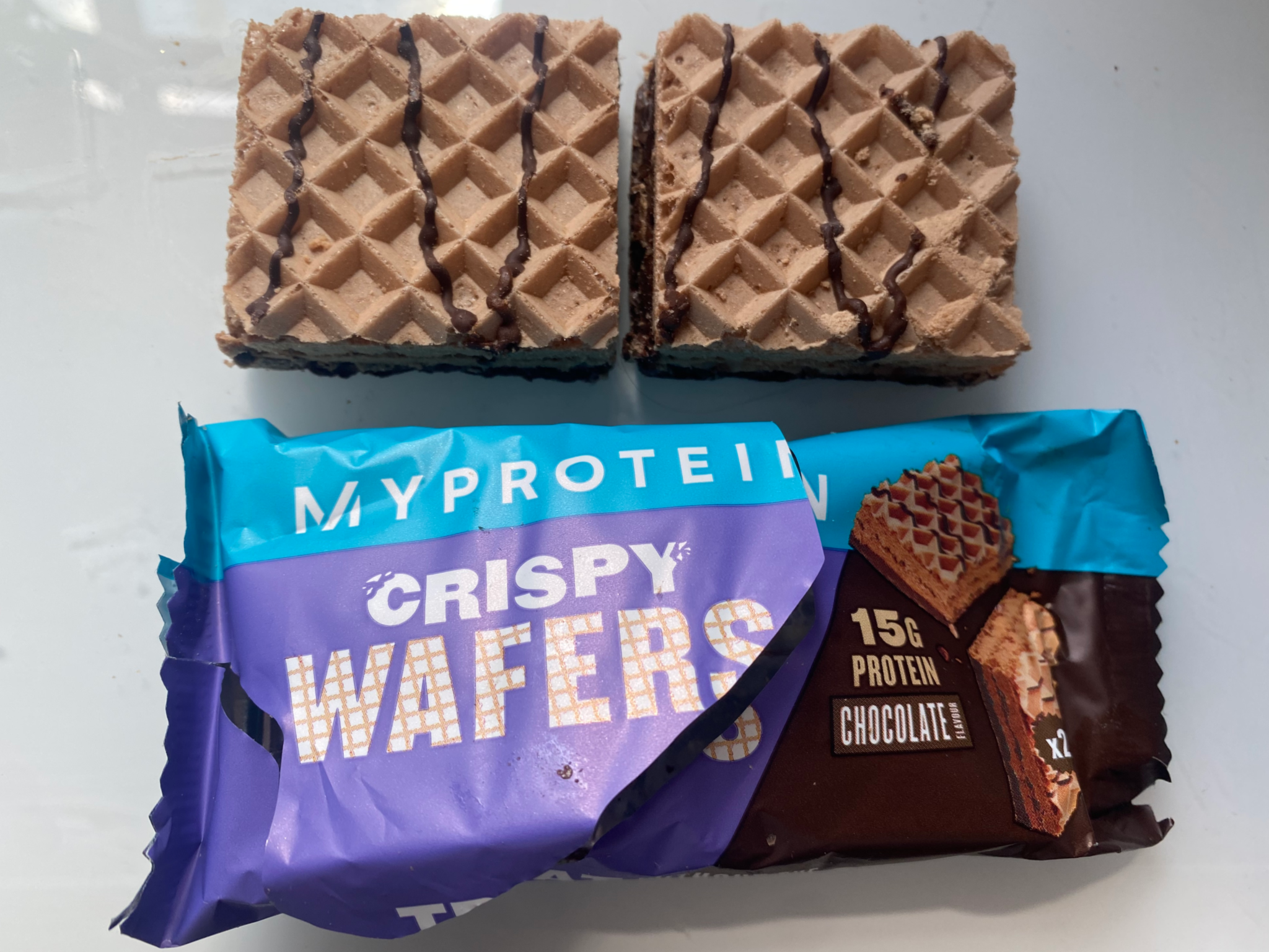 protein, protein powders, indy best, thg fitness, myprotein chocolate wafers review: tasty, filling and under 200 calories